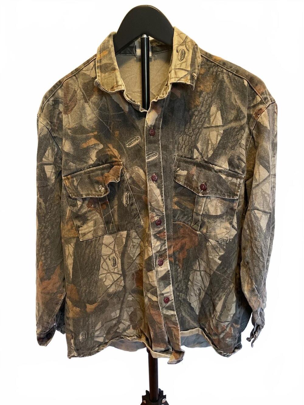 Vintage Ranger Advantage Timber Camo Hunting Shirt Men's XL 90s Y2K